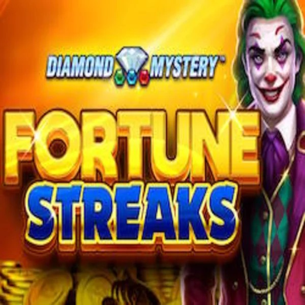 Diamond Mystery Fortune Streaks slot logo by Greentube at Wild Fortune Casino