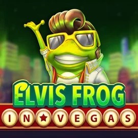 Elvis Frog In Vegas slot logo by BGAMING at Wild Fortune Casino